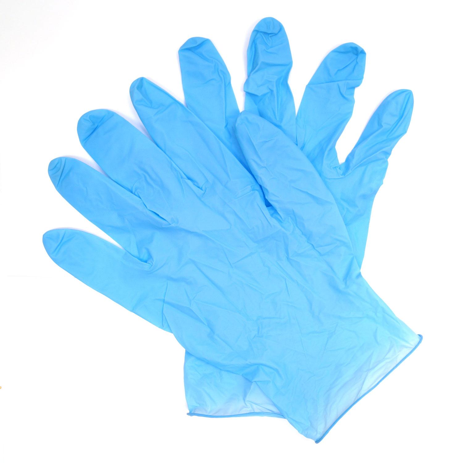 Blue Nitrile Gloves - Box Of 100