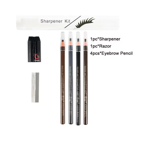 4-in-1 Duckbill Eyebrow Pencil Sharpener Kit