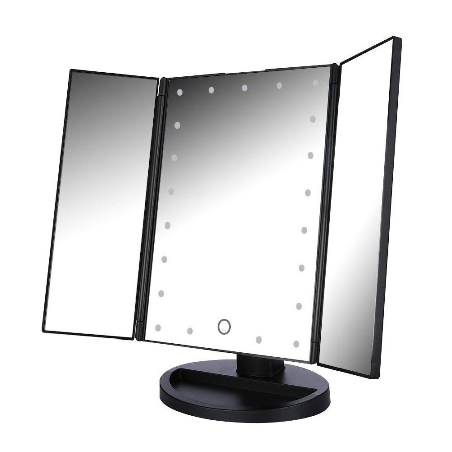 fold out vanity mirror